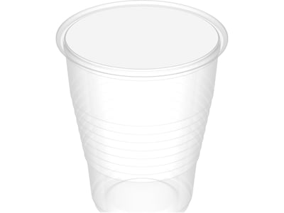 Dynarex 5 oz. Plastic Disposable Cup, Clear, 100/Pack, 25 Packs/Carton (4255)