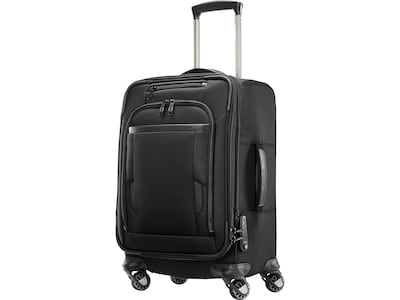 Samsonite 22.4 Carry-On Suitcase, 4-Wheeled Spinner, TSA Checkpoint Friendly, Black (127373-1041)