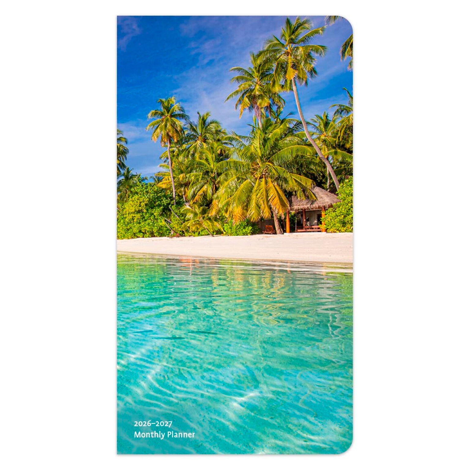 2026-2027 BrownTrout Tropical Islands 3.5 x 6.5 Monthly Planner (9798330705993)
