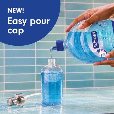 Softsoap Clean and Protect Antibacterial Liquid Hand Soap Refill, Cool Splash Scent, 50 oz. (61048284)
