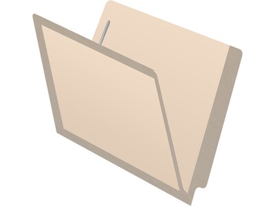 Medical Arts Press Reinforced End Tab File Folder, Straight-Cut, Letter Size, Manila/Gray, 50/Box (S-09473-GRY)
