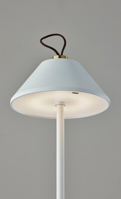 Adesso Danny LED Table Lamp, White (4091-02)