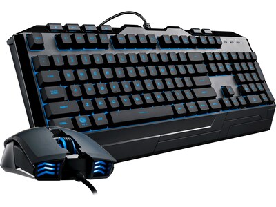 Cooler Master Devastator 3 Ergonomic Gaming Keyboard and Optical Mouse Combo, Black (SGB-3000-KKMF3-