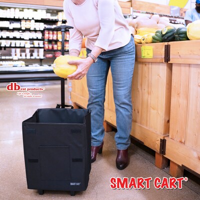 Dbest Smart Cart Rolling Multipurpose Collapsible Basket, Blackout (01-769MB)