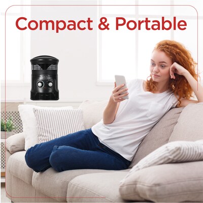 Black & Decker 1500-Watt Portable Electric Heater, Black (BHDS156)