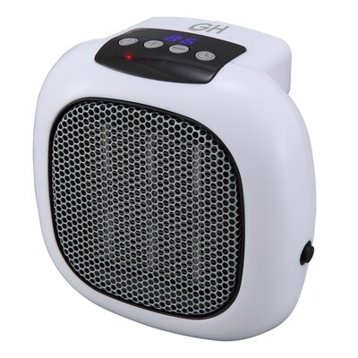 Good Housekeeping, Portable, Ceramic Heater, White (73038-WH)