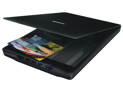 Epson Perfection V19 II Flatbed Portable Photo Scanner, Black (B11B267201)