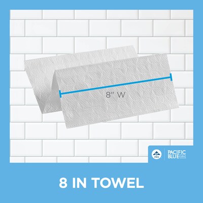 Pacific Blue Ultra Z-Fold Multifold Paper Towels, 1-ply, 260 Sheets/Pack, 10 Packs/Carton (20885)