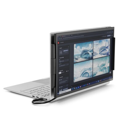 SideTrak Swivel 15.6" 60 Hz Attachable Portable Monitor, Black (LTTL151)