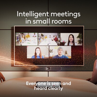 Logitech MeetUp 2 HD 4K Ultra High Definition (4K UHD / 2160p) Video Conferencing System, Standalone, Graphite (960-001885)
