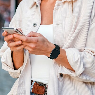 LAX Silicone Band for Apple Watch, Black