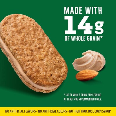 Nature Valley Biscuit Sandwich with Almond Butter, 40.5 oz., 30 Bars/Box (220-01046)