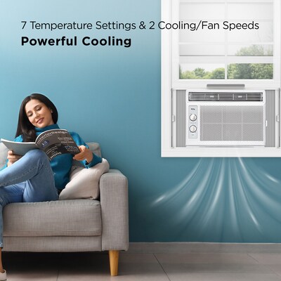 TCL 115-Volt 5,000 BTU Window Air Conditioner, White (H5W33M)