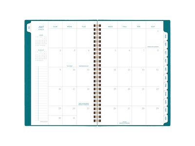 2023-2024 AT-A-GLANCE Signature Lite 5.5" x 8.5" Academic Weekly & Monthly Planner, Teal (YP20LA-12-24)