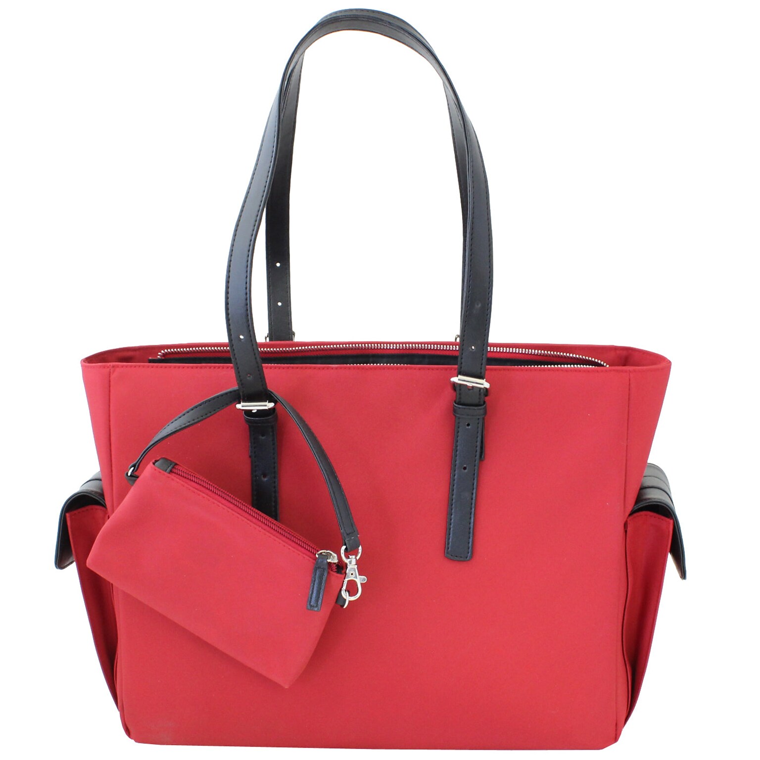 Francine Collections Slim Liberator 14 Laptop Tote, Red (FWTM14RELIB)