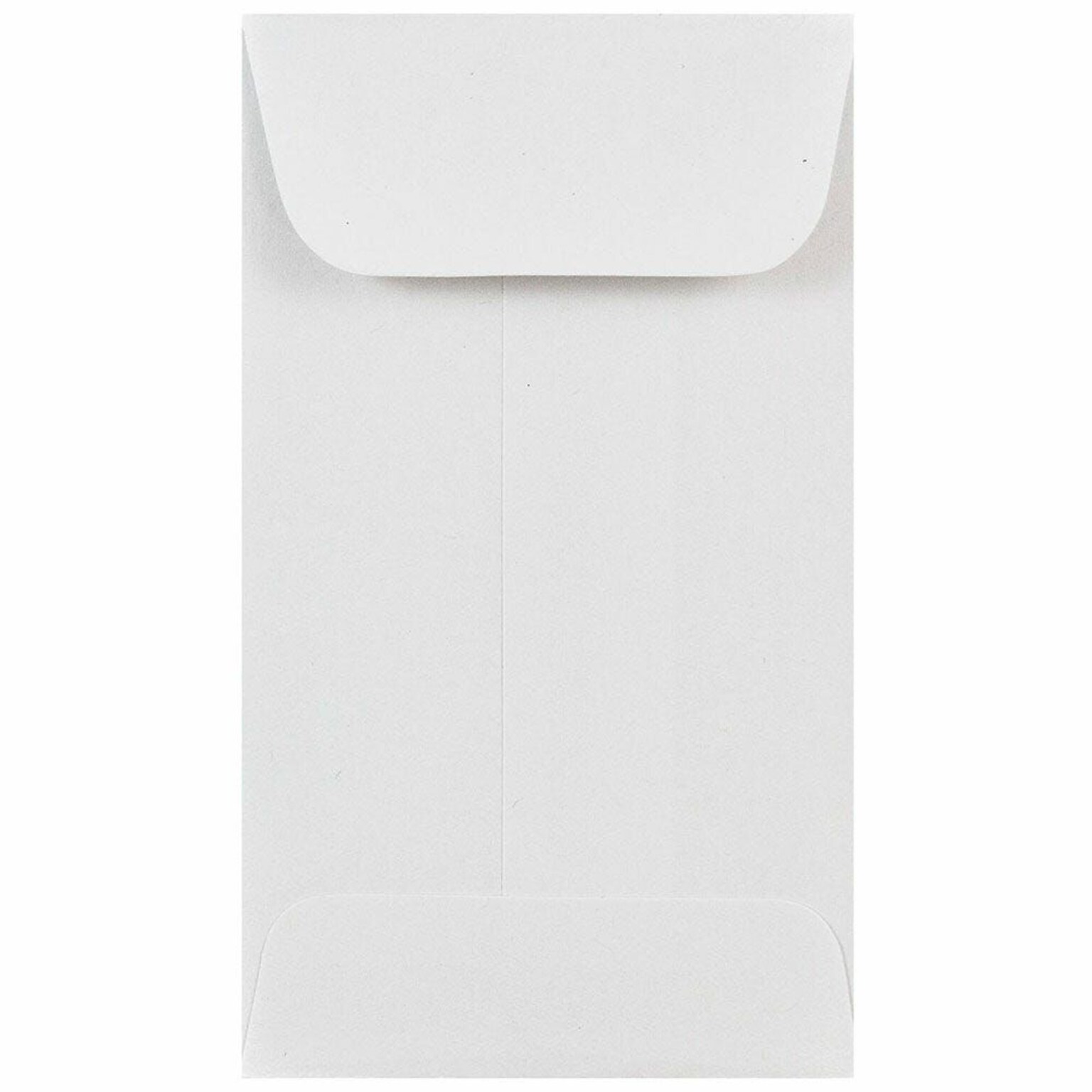 JAM Paper #3 Coin Envelopes, 2 1/2 x 4 1/4, White, 100/Pack (1623183D)