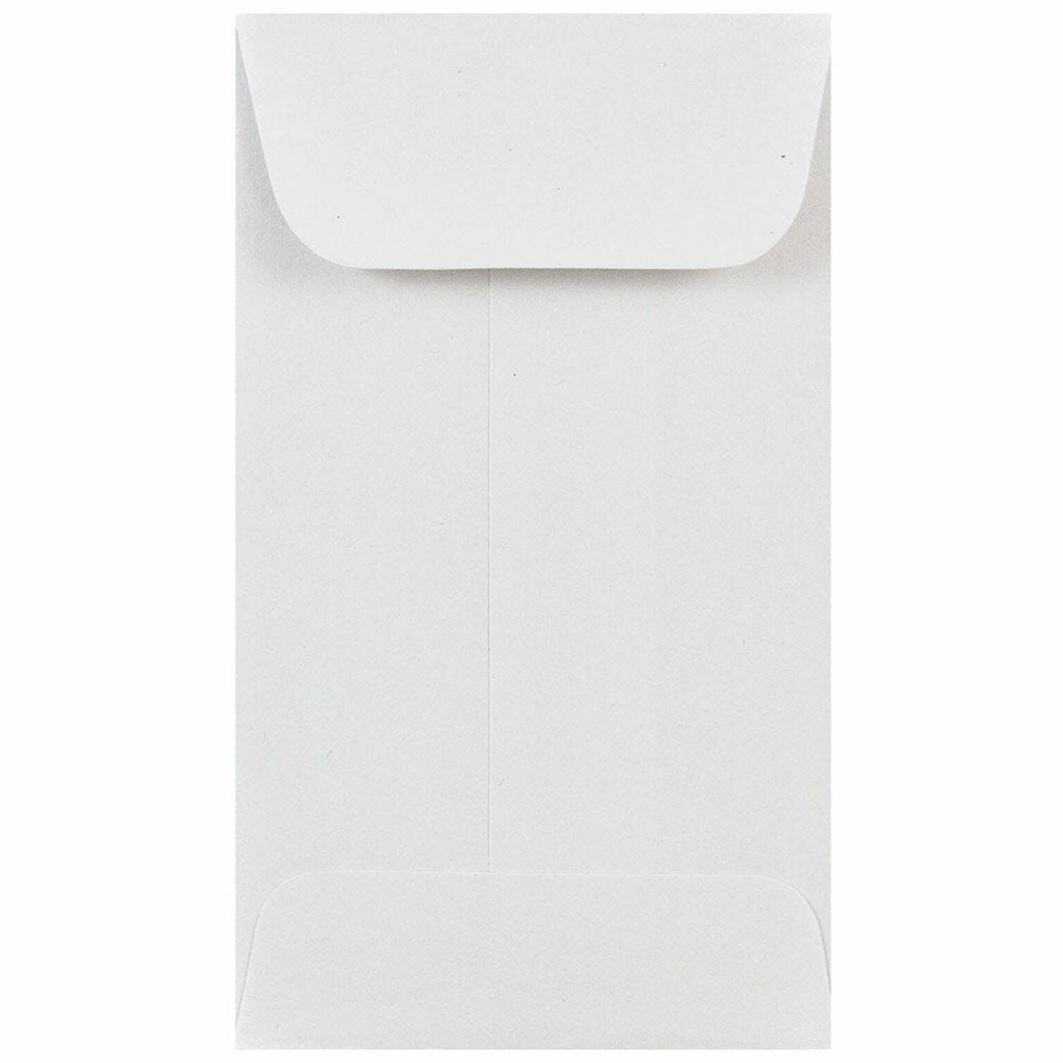 JAM PAPER #3 Coin Envelopes, 2 1/2 x 4 1/4, White, 100/Pack (1623183D)