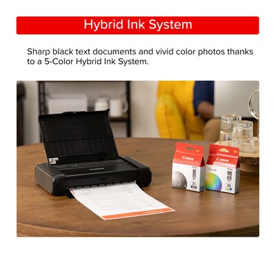 Canon PIXMA TR160 Wireless Color Portable Print Only Inkjet Printer, Best for Home Office (7069C002[AA])