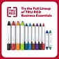 TRU RED™ Tank Dry Erase Markers, Chisel Tip, Assorted, 8/Pack (TR61442/TR56880)