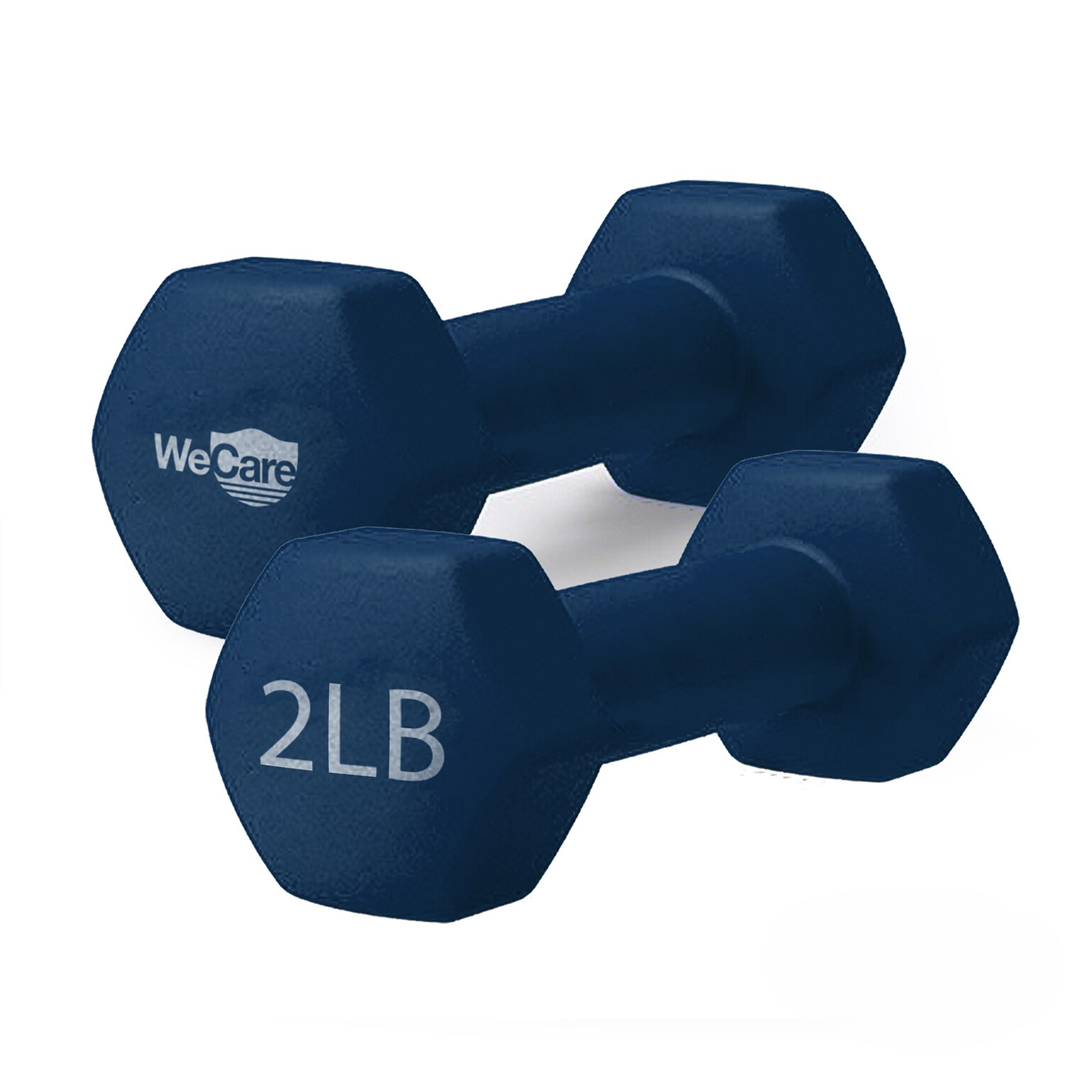 WeCare Fitness Neoprene Coated 2 Lbs Dumbbells for Non-Slip Grip 2/Set (WDN100002)