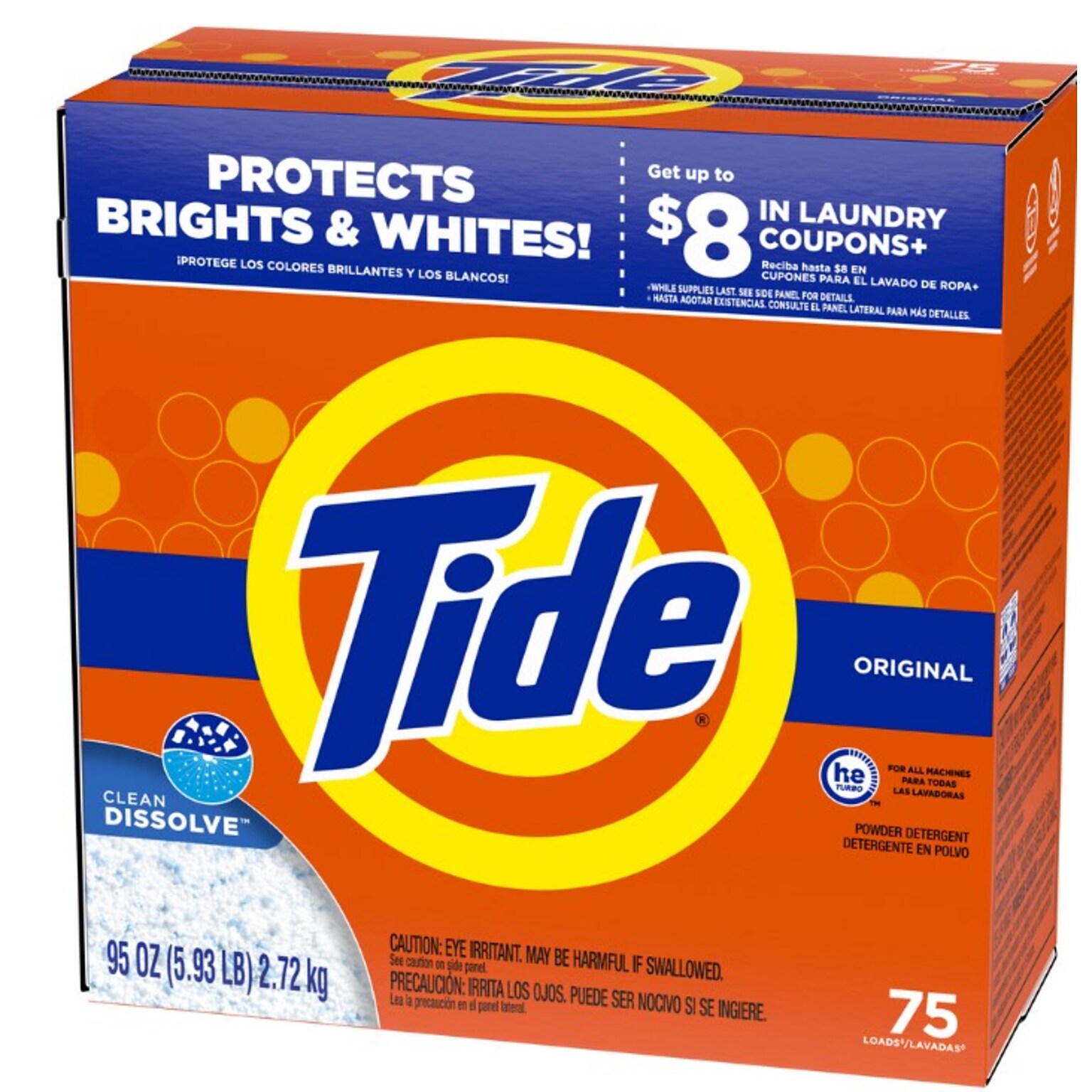 Tide Powder Laundry Detergent, 75 Loads, 95 oz. (84997)