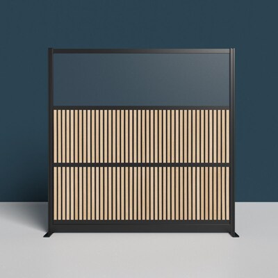 Luxor Grove Series Modular Wall Room Divider System, 70" x 70" (MW-7070-WAB)