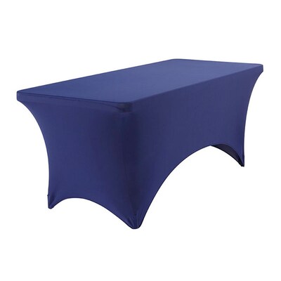 Iceberg 72L x 30W Stretch-Fabric Table Cover, Blue (16526)