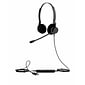 jabra BIZ 2300 Duo USB Noise Canceling Stereo Phone Headset, On Ear, MS Certified (2399-823-109)