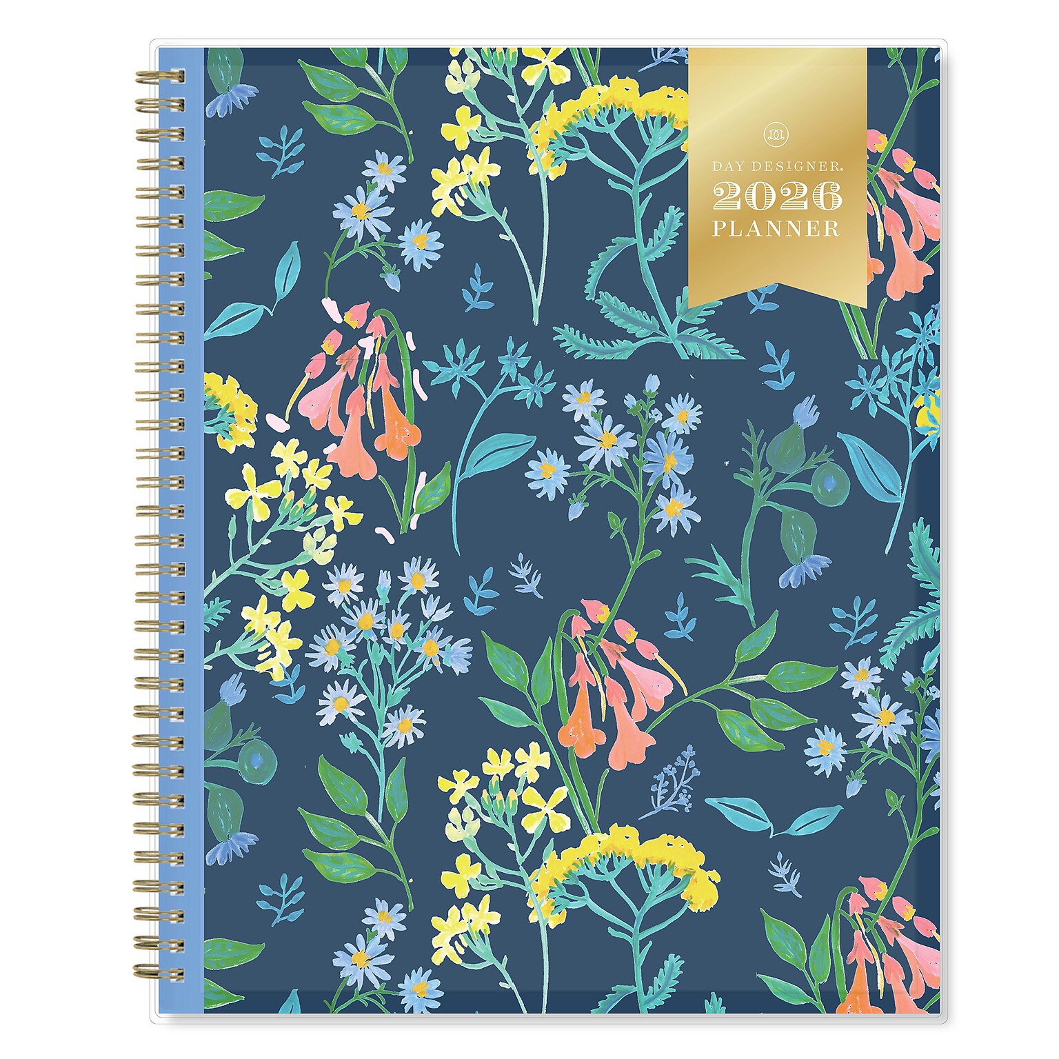 2026 Blue Sky Day Designer Meadow 8.5 x 11  Weekly & Monthly Planner, Plastic Cover, Multicolored (147222-26)
