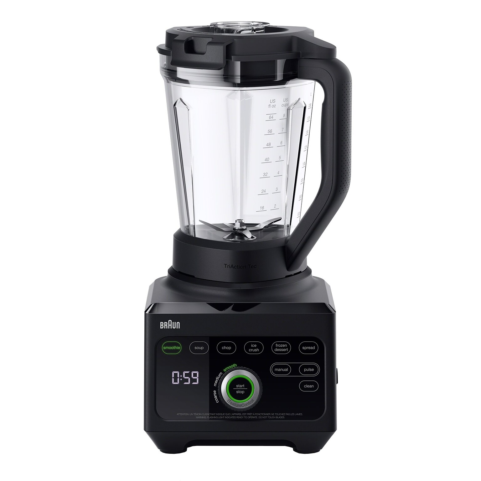 Braun TriForce 67 oz. Power Blender, Black (JB9040BK)