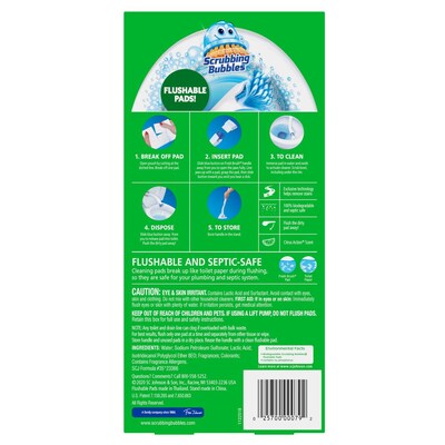 Scrubbing bubbles Fresh Brush Toilet Cleaning System Starter Kit, Citrus Scent (301822)