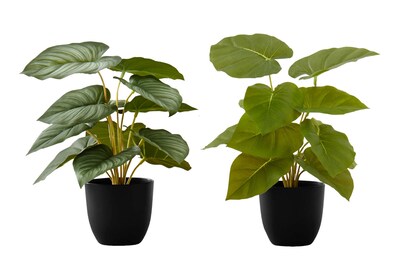Monarch Specialties Inc. 13 Artificial Epipremnum in Pot, 2/Set (I 9583)