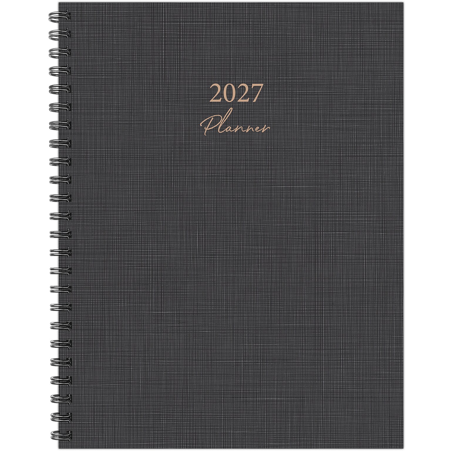 2027 Willow Creek 8.5 x 11 Calendar Year Weekly & Monthly Standard Planner, Graphite (66362)