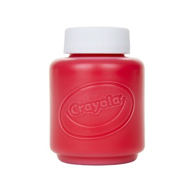 Crayola Washable Kid's Paint, Red, 2 oz., 12/Bundle (BIN542838-12)