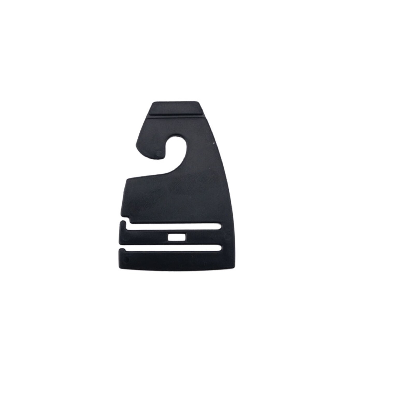 Nahanco 2 7/8 Tie Hanger, Black, 100/Pack (TC100)