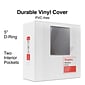 Staples® Standard 5 3 Ring View Binder with D-Rings, White (26360-CC)
