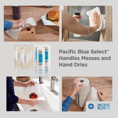 Pacific Blue Select Paper Towels, 2-ply, 85 Sheets/Roll, 30 Rolls/Pack (27385)