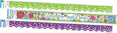 Barker Creek Double-Sided Border Set, Motivational Sunset, 3 designs, 38/Set (4029)