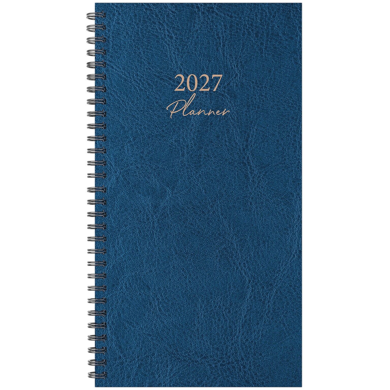 2027 Willow Creek 3.5 x 6.5 Calendar Year Weekly & Monthly Standard Planner, Blue (67338)