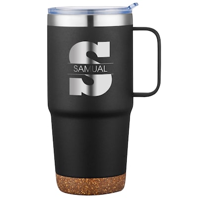 POD CORK BOTTOM STAINLESS MUG 24 OZ
