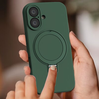 SaharaCase Venture MagSafe Phone Case for iPhone 16 Plus, Shock Absorbing, Cactus Green (CP00655)