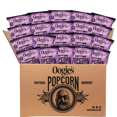 Oogies Snacks Original Kettlecorn Popcorn, 1 oz., 20 Bags/Box (856856001193)