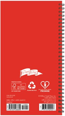 2027 Willow Creek Cardinal 3.5 x 6.5 Calendar Year Weekly & Monthly Standard Planner, Assorted Colors (66690)