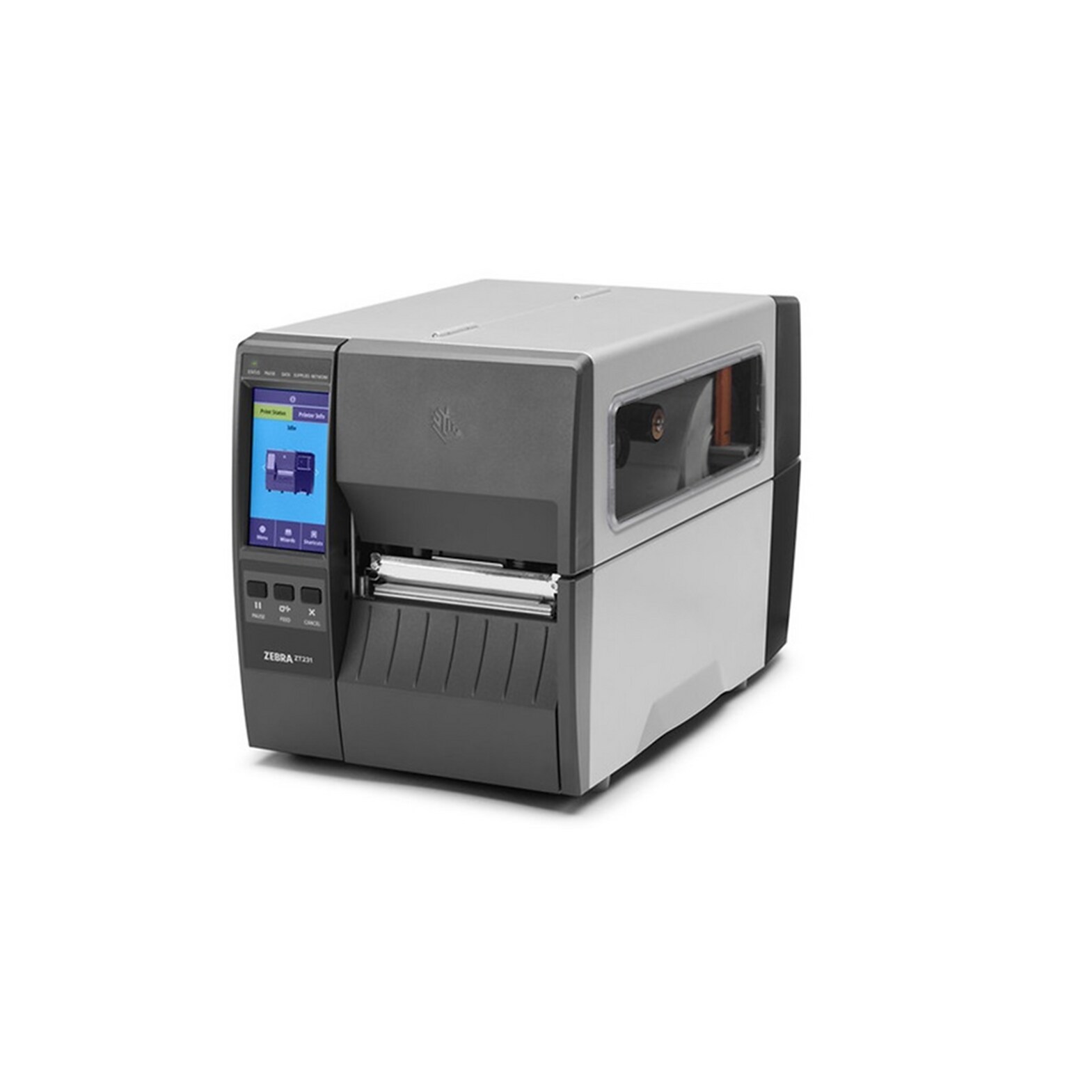 Zebra ZT23142-T01A00FZ ZT231 Series Thermal Transfer Midrange Industrial Printer, USB/Serial/Ethernet/Wi-Fi/BTLE/USB-A, Black