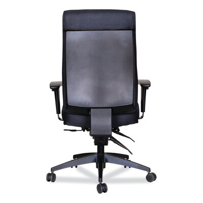 Alera® Wrigley Series Height & Width Adjustable Arm Ergonomic Fabric Task Chair, Black (ALEHPS4101)