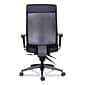 Alera® Wrigley Series Height & Width Adjustable Arm Ergonomic Fabric Task Chair, Black (ALEHPS4101)