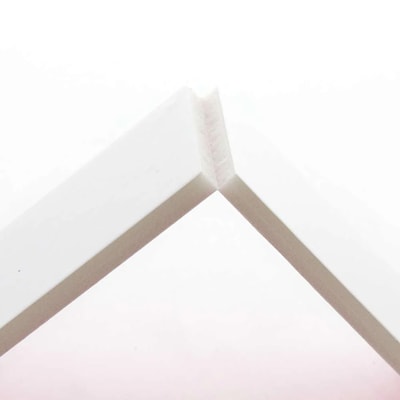 Bazic Foam Board, 20" x 30", Black, White Foam Core, 6/Bundle (BAZ594-6)