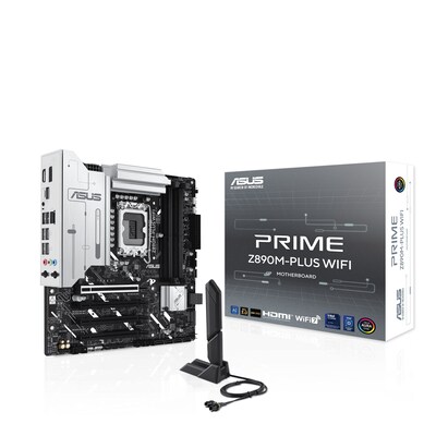 ASUS PRIME (Socket LGA1851) mATX Intel Core Ultra Desktop Motherboard (PRIME Z890M-PLUS WIFI)
