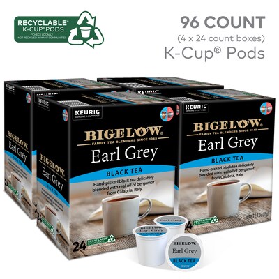Bigelow Earl Grey Black Tea, Keurig® K-Cup® Pods, 96/Carton (6082CT)