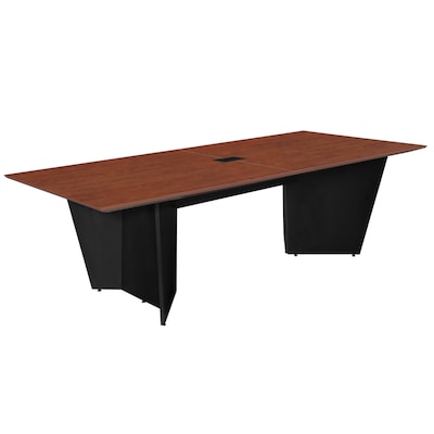 Regency Array 96W x 48D Conference Table With Grommet, Cherry/Black (ACT9648CHBK)